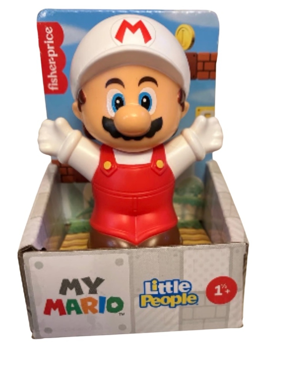Fisher-Price Little People Mario Figure - Fire Mario
